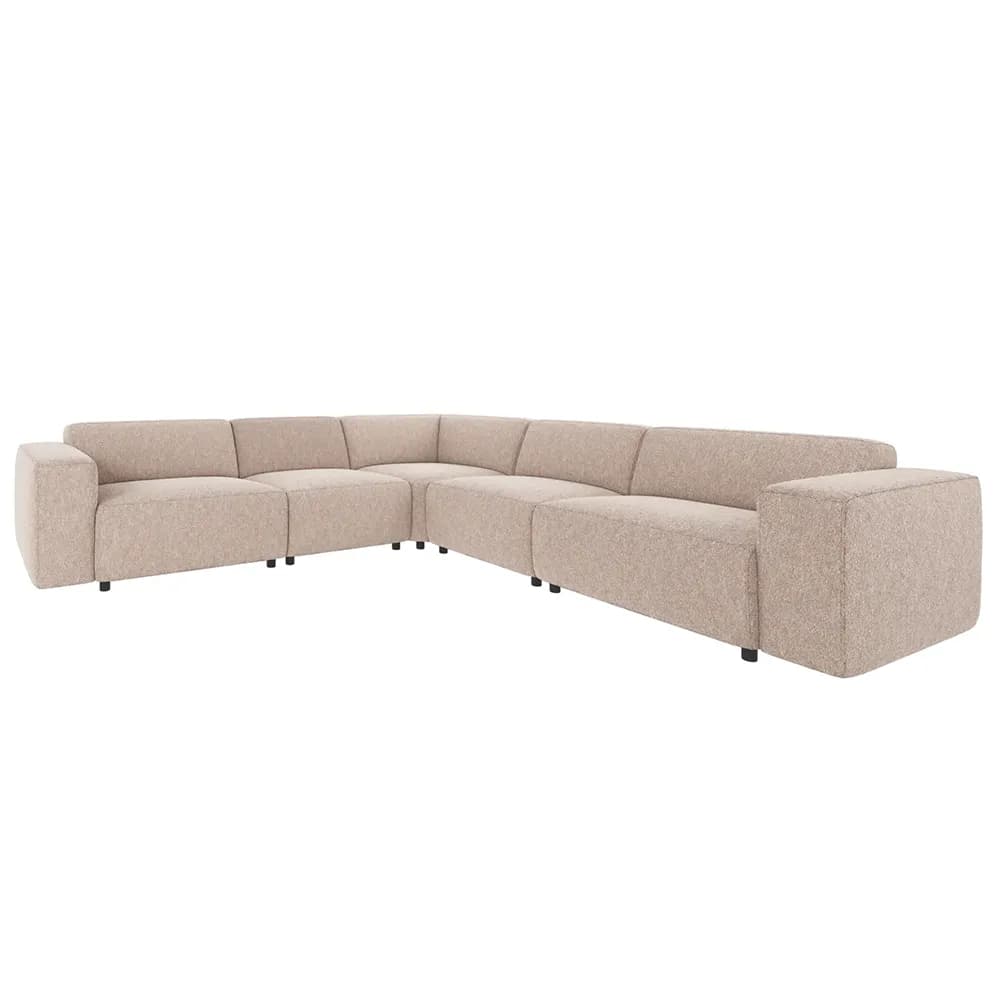 Rowico Home, Willard hjørnesofa 3+3-sæders stof Alice lys beige