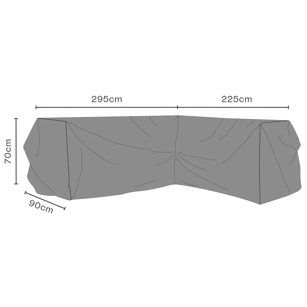 Brafab, Møbelbetræk Hjørnesofa 225/295x70 cm Premium