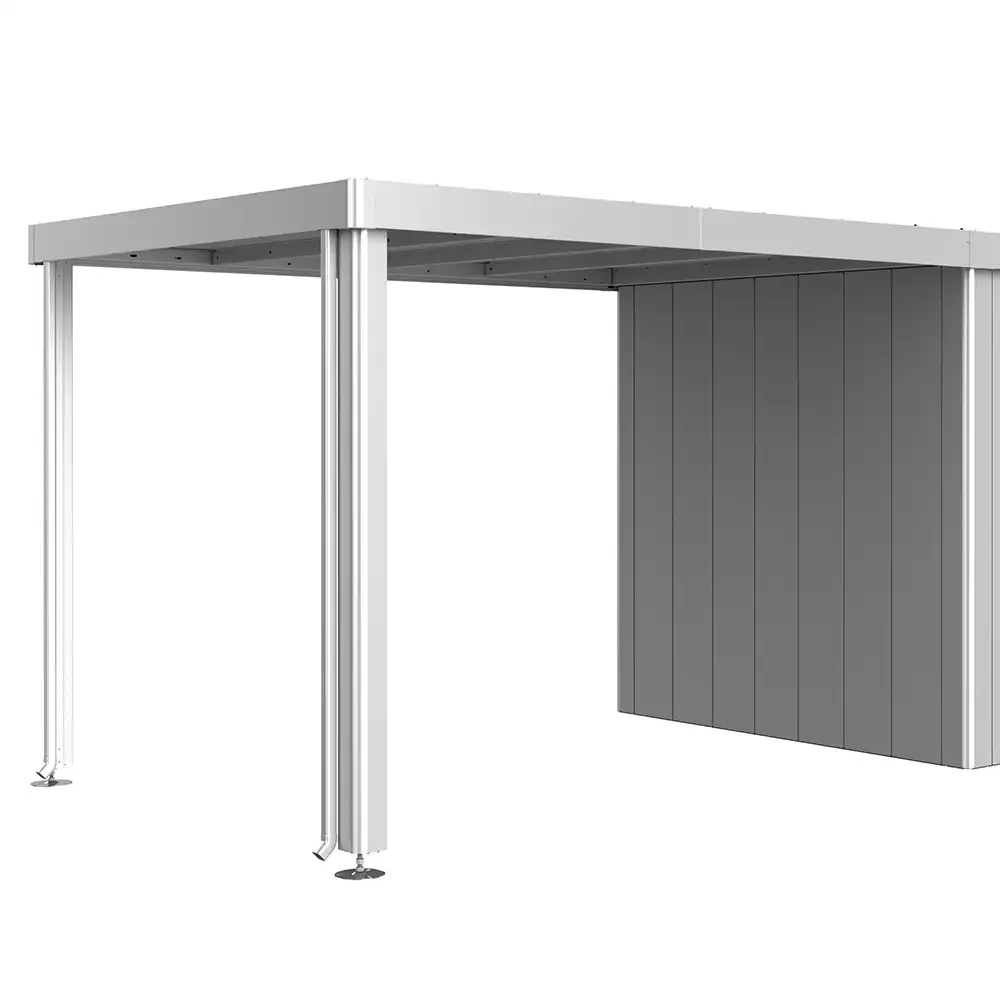 Biohort, Sidetak til haveskur Neo 4A/4B/4C/4D metallic sølv