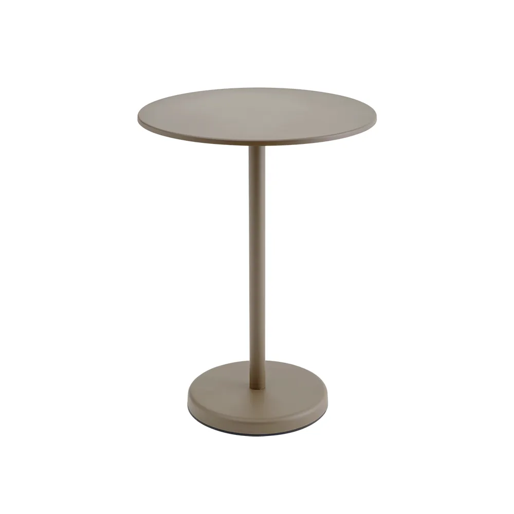 Muuto, Linear Steel Barbord Ø70 h: 95 cm Taupe