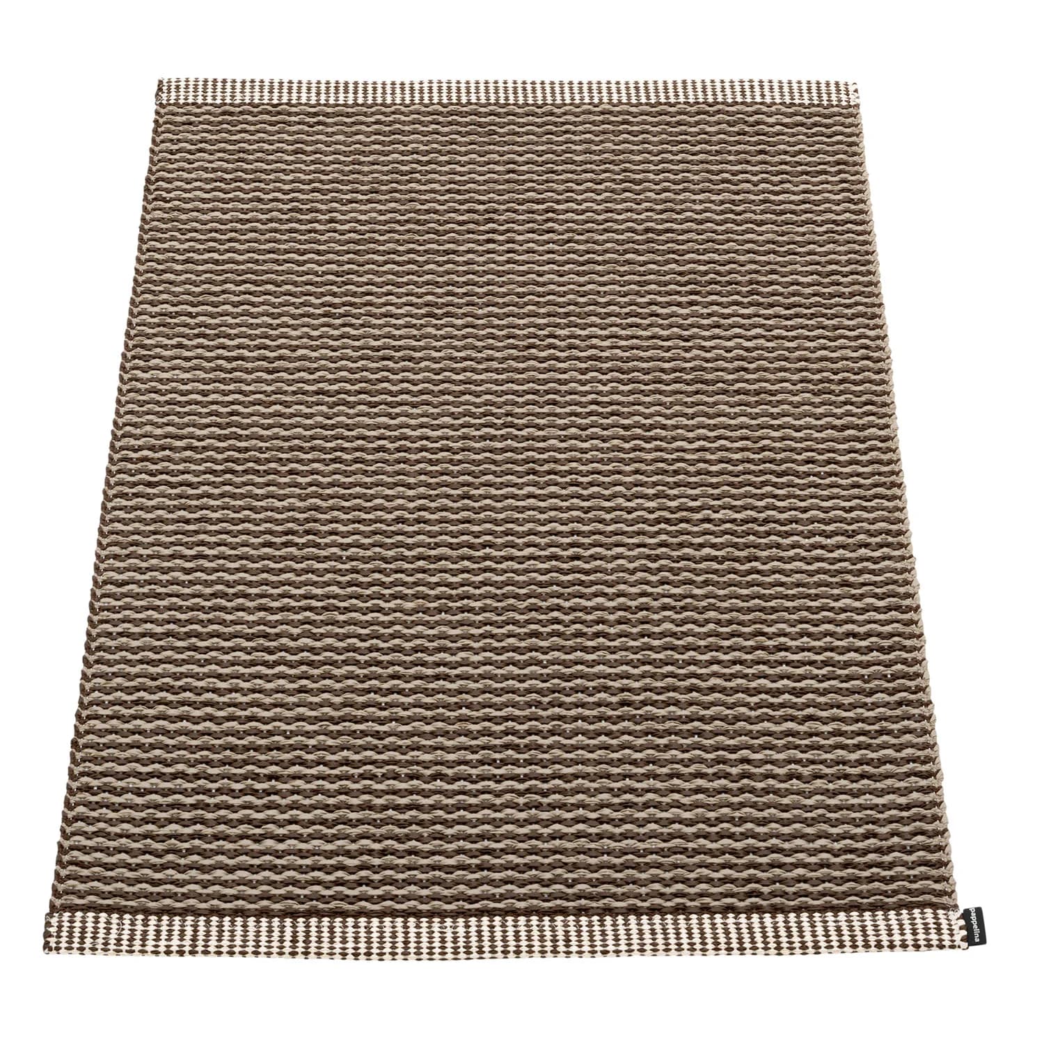 Pappelina, Mono tæppe 60x85 cm dark brown / dark linen