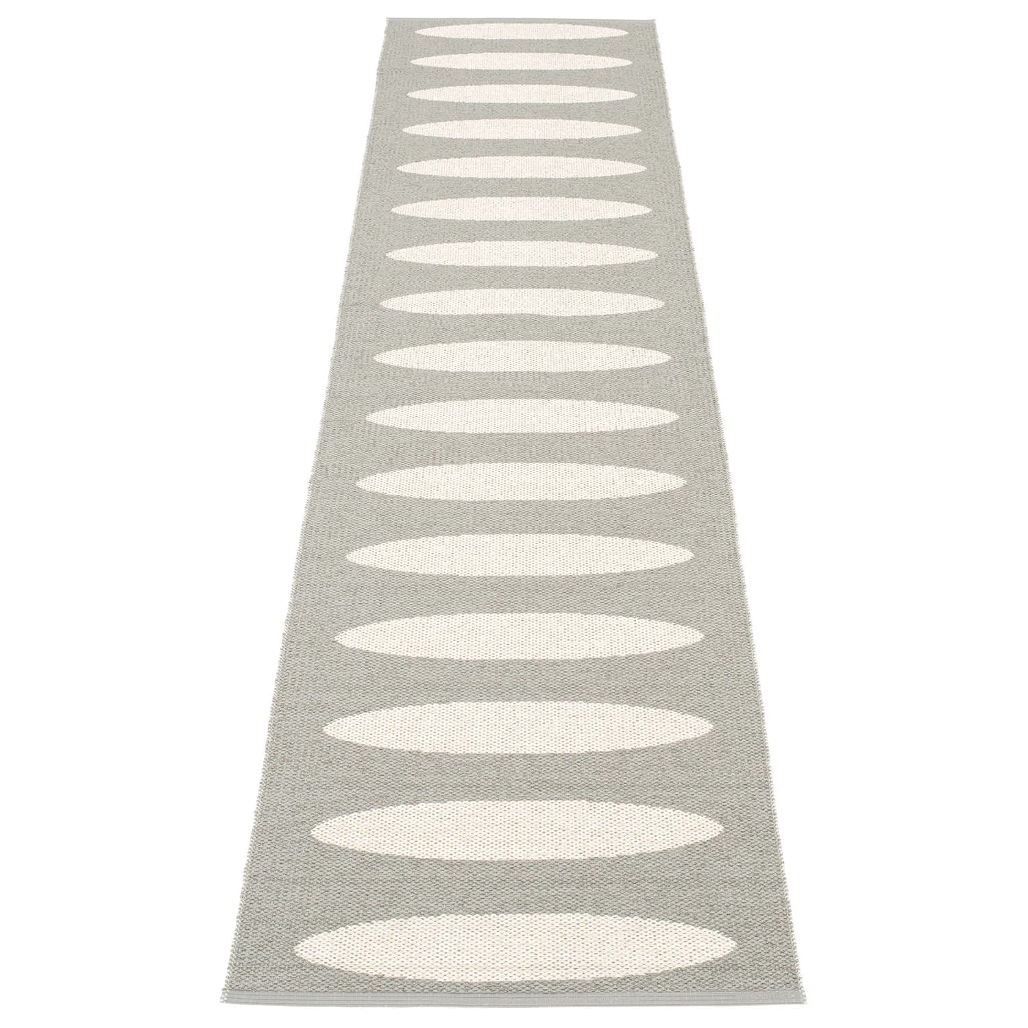 Pappelina, Ella tæppe 70x300 cm warm grey / vanilla