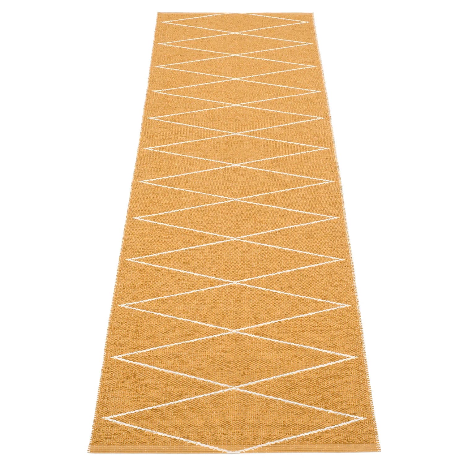 Pappelina, Max tæppe 70x240 cm ochre / vanilla