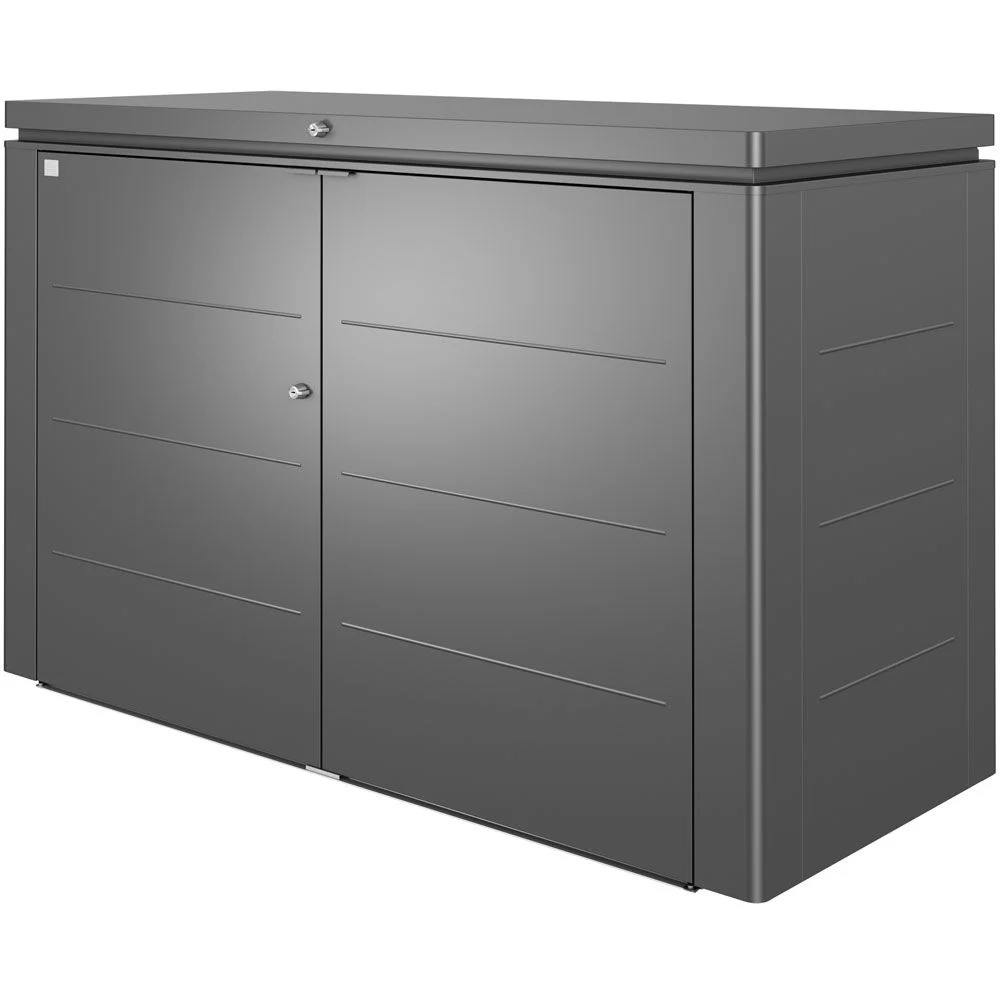 Biohort, Highboard opbevaringskasse 200 cm mørkegrå