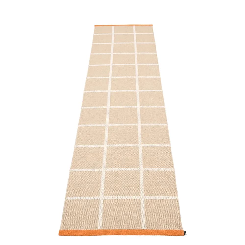 Pappelina, Vævet Tæppe Criss Beige 70x300 cm