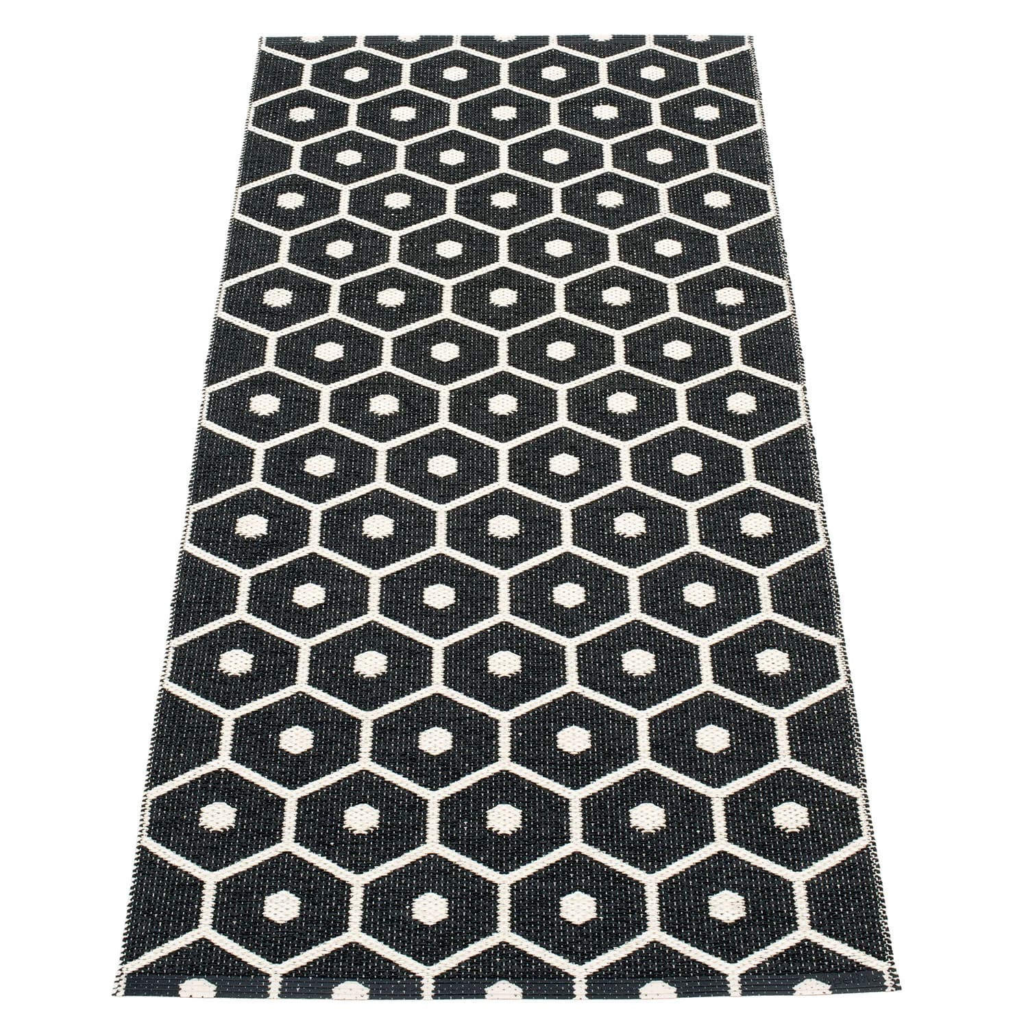 Pappelina, Honey tæppe 70x160 cm black / vanilla