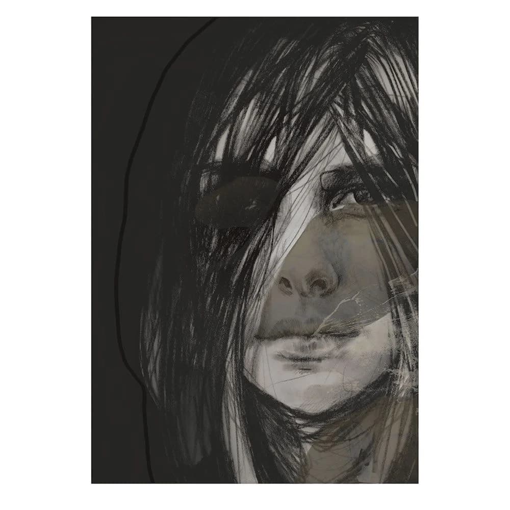 Anna Bülow, Anna Bülow poster The dark 50x70 cm