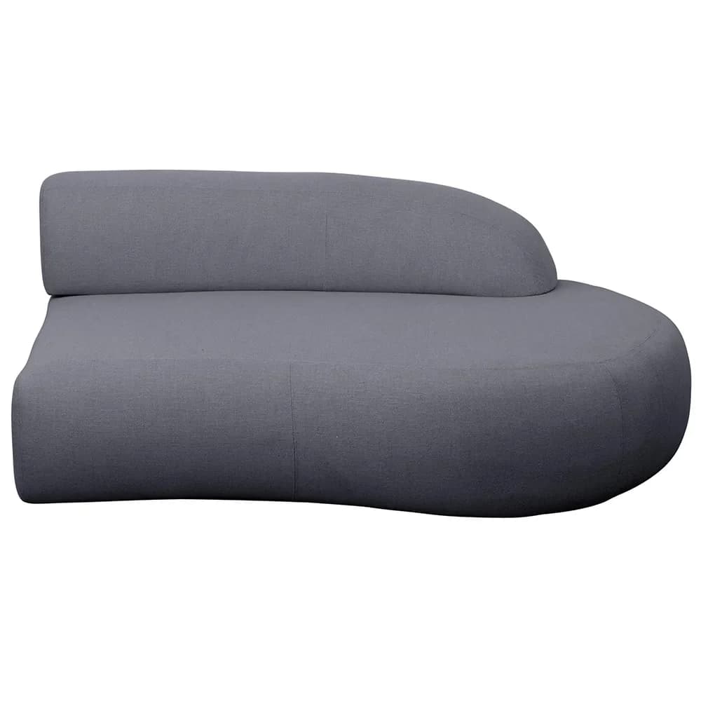 Cane-line, Mellow sofa modul venstre m/kort ryg Grey
