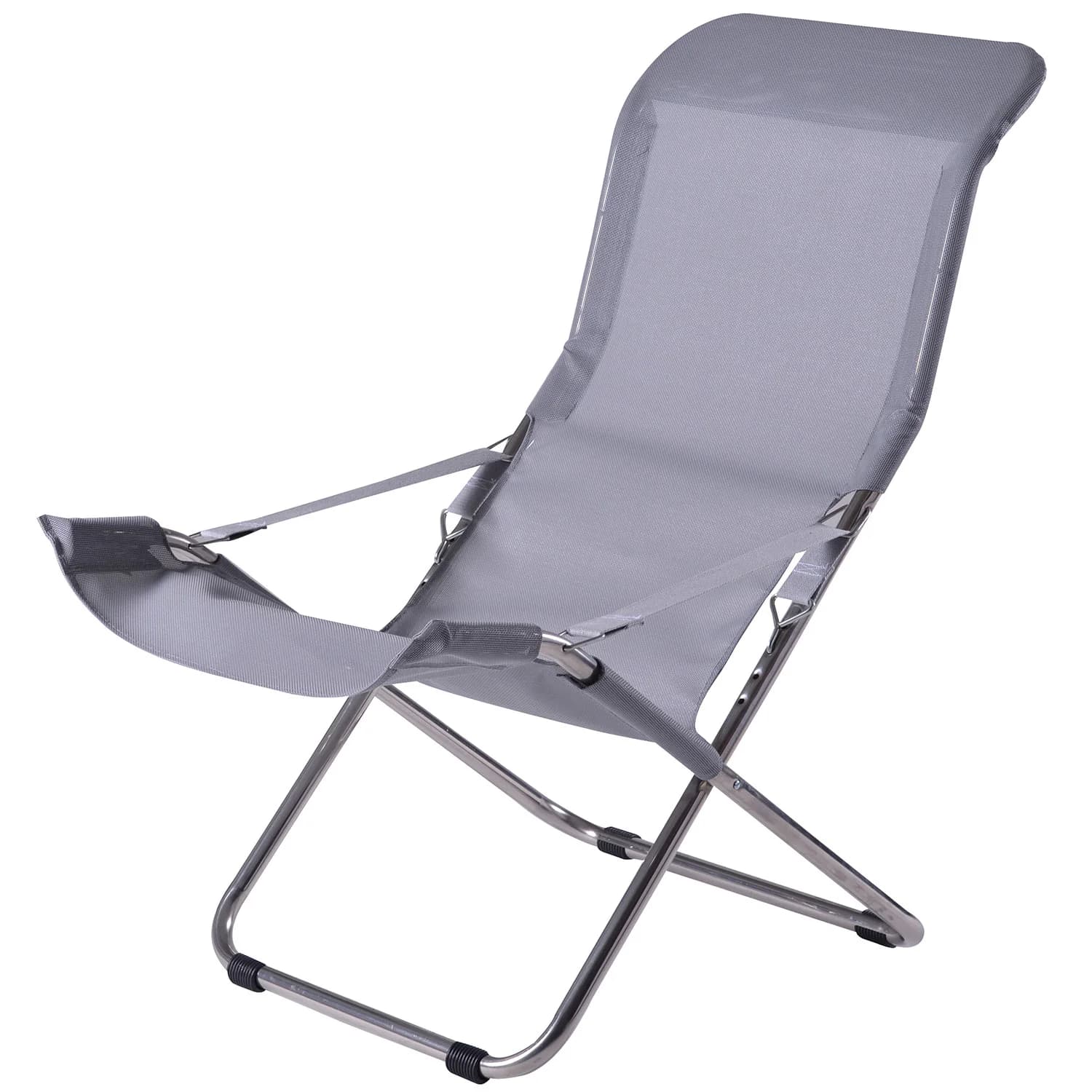 Fiam, Fiesta hvilestol dark grey aluminium