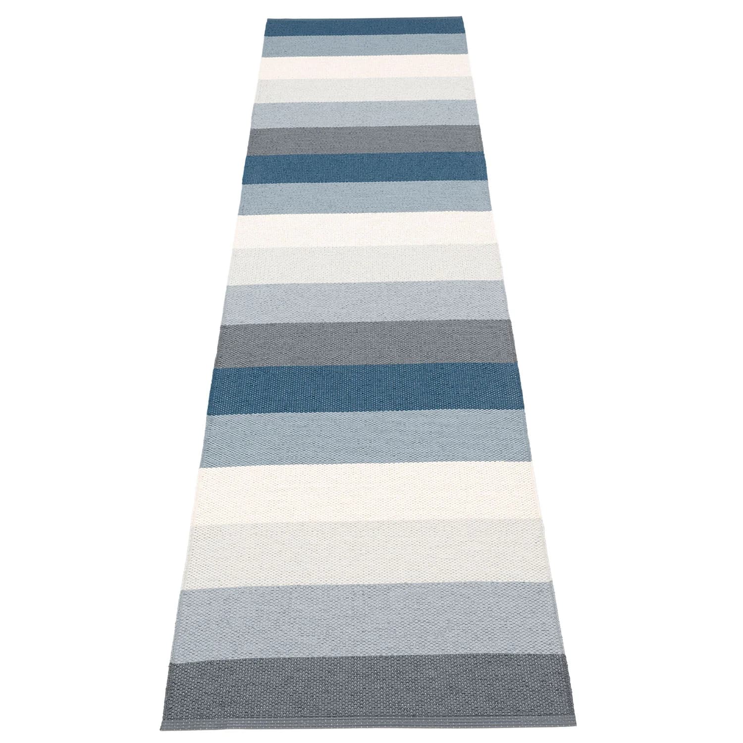 Pappelina, Molly tæppe 70x300 cm ocean grey
