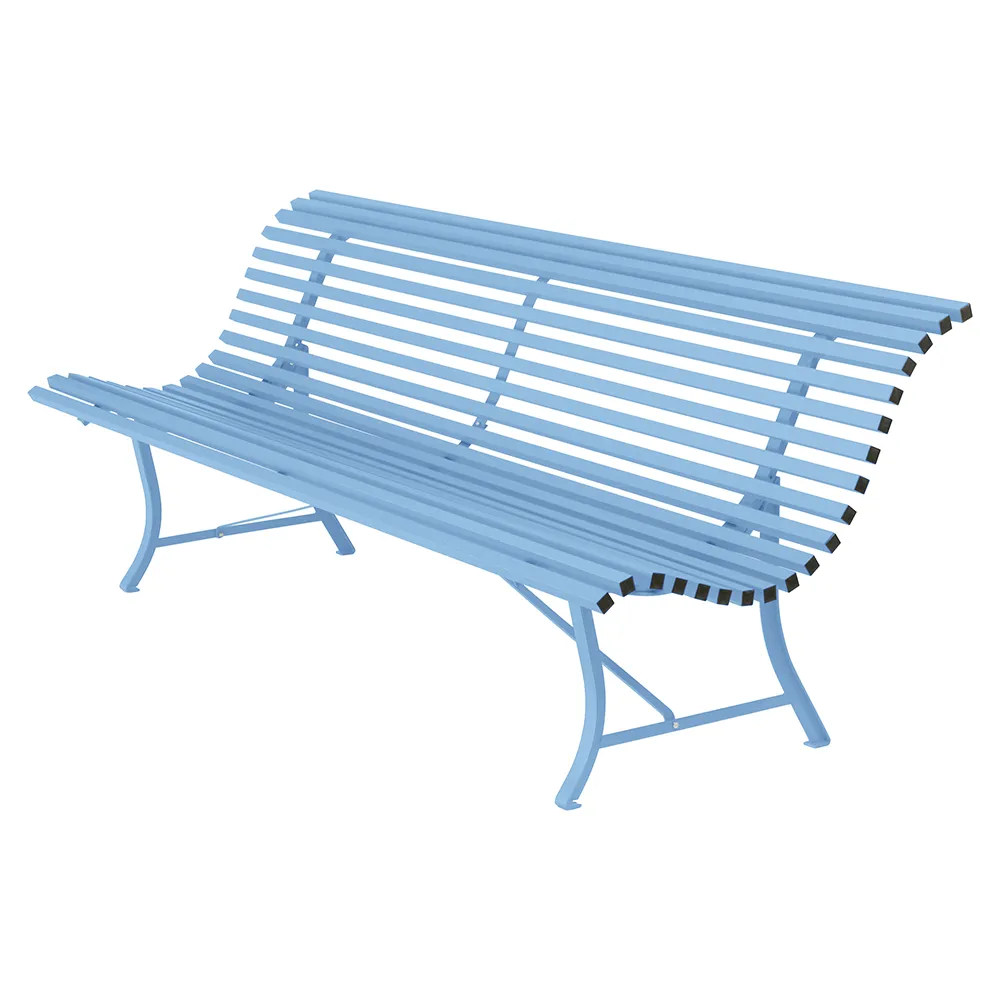 Fermob, Louisiane sofa 200 cm Maya Blue