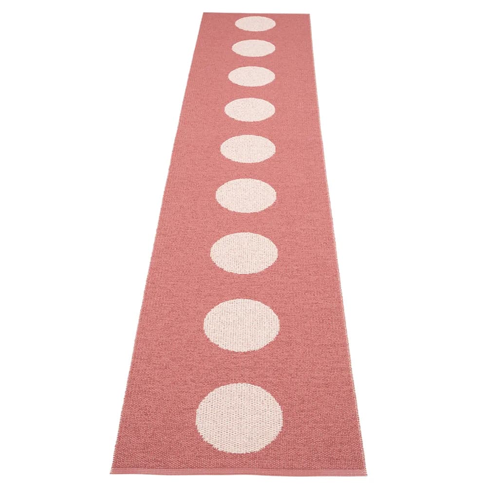 Pappelina, Vera Pop tæppe Blush/Pearl Pink 70 x 360cm
