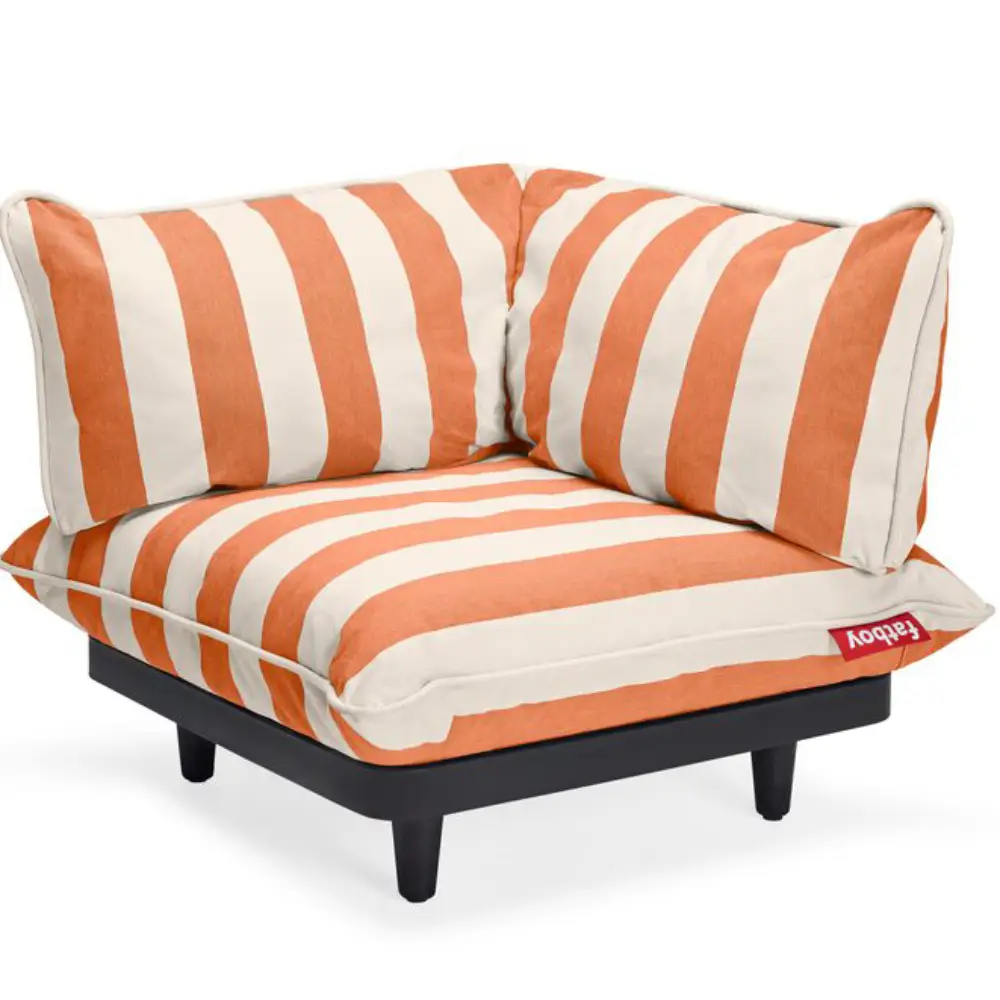 Fatboy, paletti hjørne del right stripe orange creme