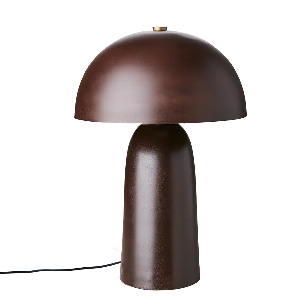 Affari of Sweden, FUNGI Bordlampe L Rusty brown