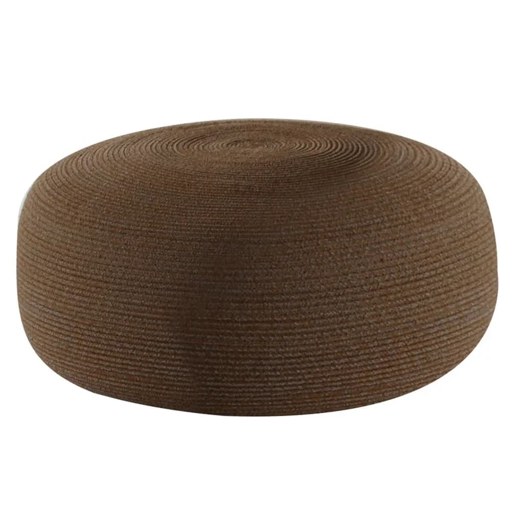 Cane-line, Circle fodskammel ekstra stor Umber brown Soft Rope