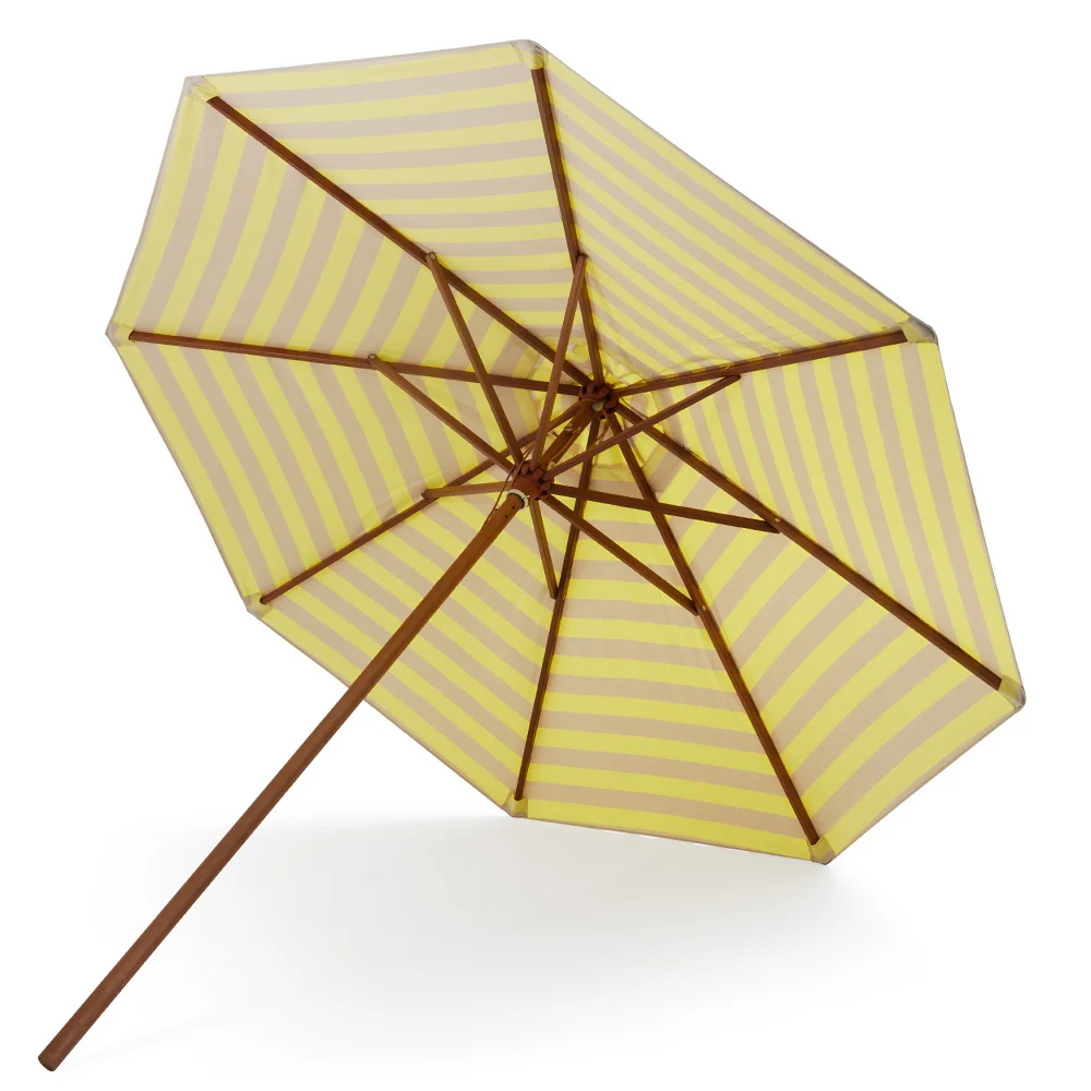 Skagerak, Messina Parasol Ø300 Lemon/Sand Stripe
