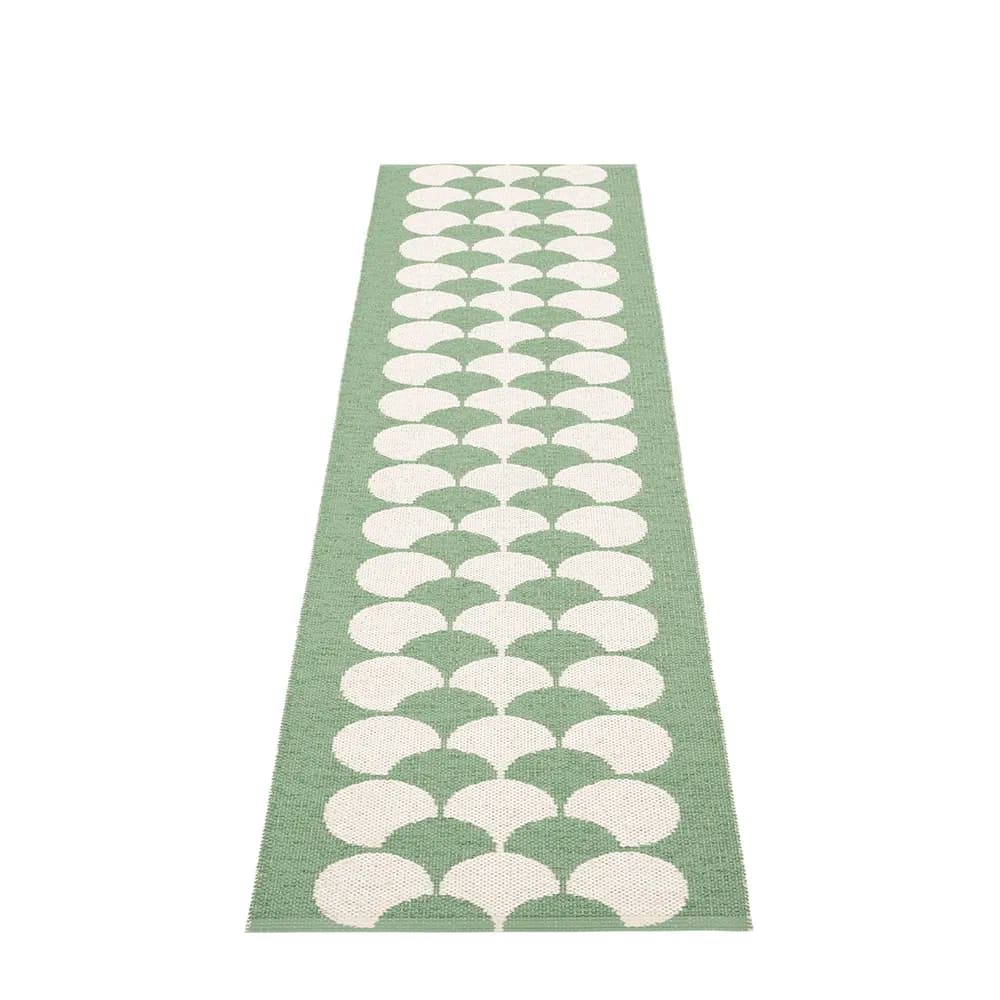 Pappelina, Poppy Oregano / Vanilla tæppe 70 x 250 cm