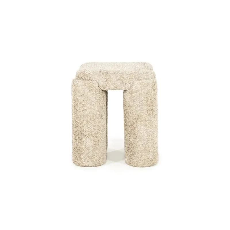 By-Boo, Stool Omla - taupe 42,5x42,5x47 cm