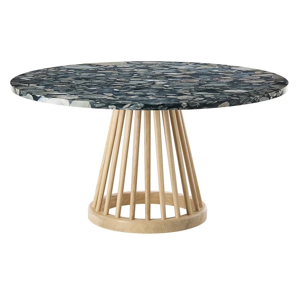 Tom Dixon, Fan bord natur stenplade 90 cm pebble