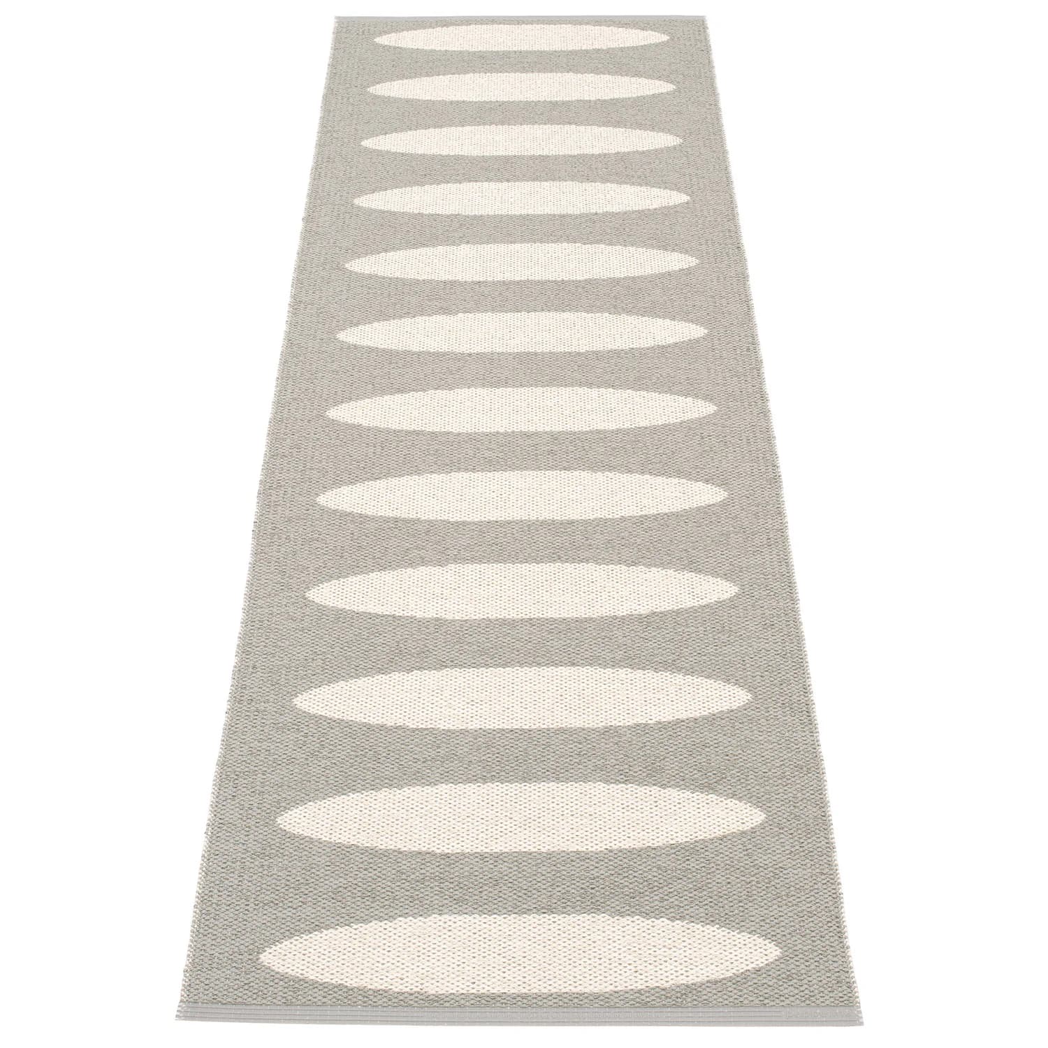Pappelina, Ella tæppe 70x225 cm warm grey / vanilla