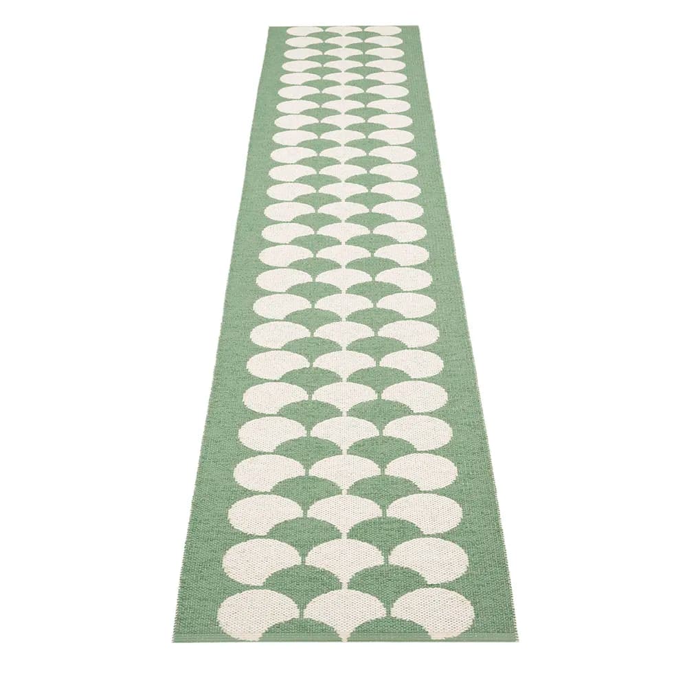 Pappelina, Poppy Oregano / Vanilla tæppe 70 x 350 cm