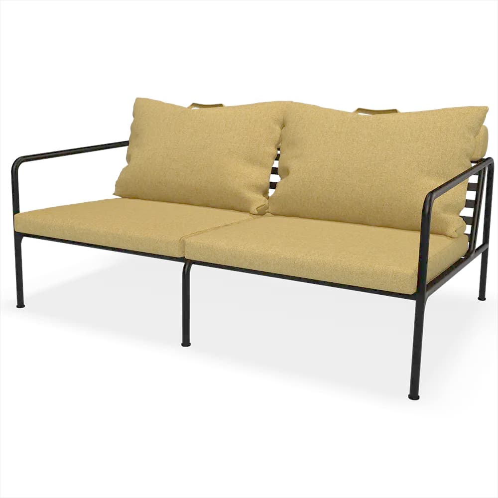 Houe, Avon 2-personers sofa Dijon/Black