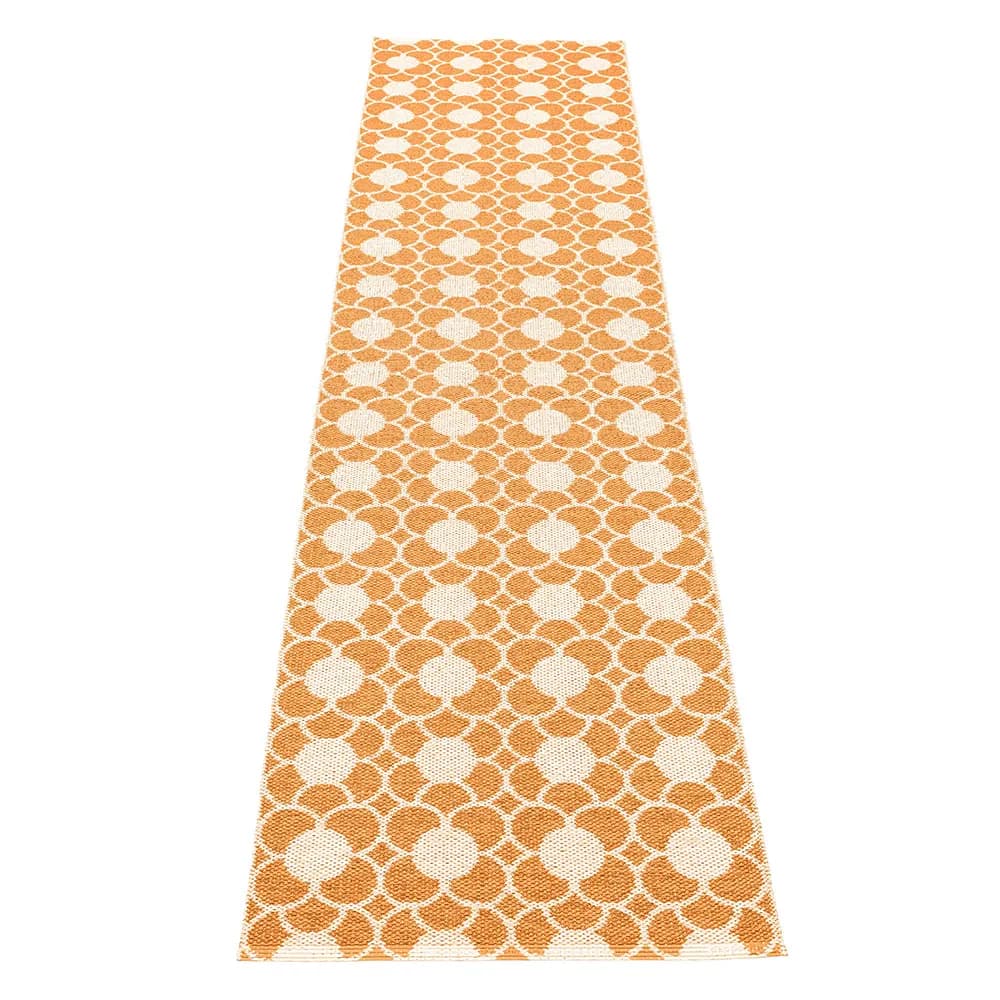 Pappelina, Anya tæppe Pale Orange/Vanilla 70 x 300 cm
