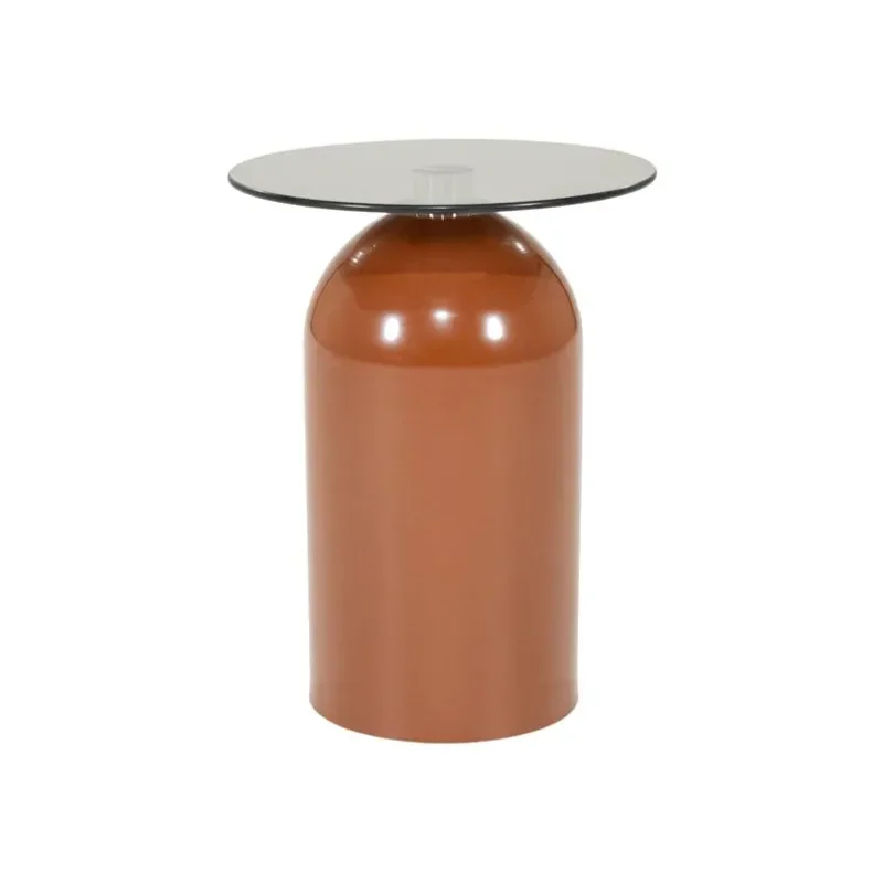 By-Boo, Irona sidebord 39,5x39,5x52 cm glas brun