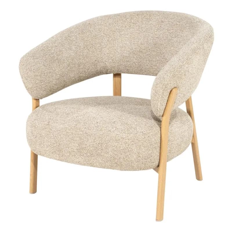 By-Boo, Sedia loungestol 73,5x72x75 cm natur