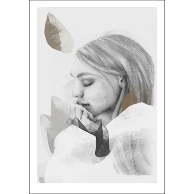 Anna Bülow, Anna Bülow poster Dreamer in White 50x70 cm sign/numrerat