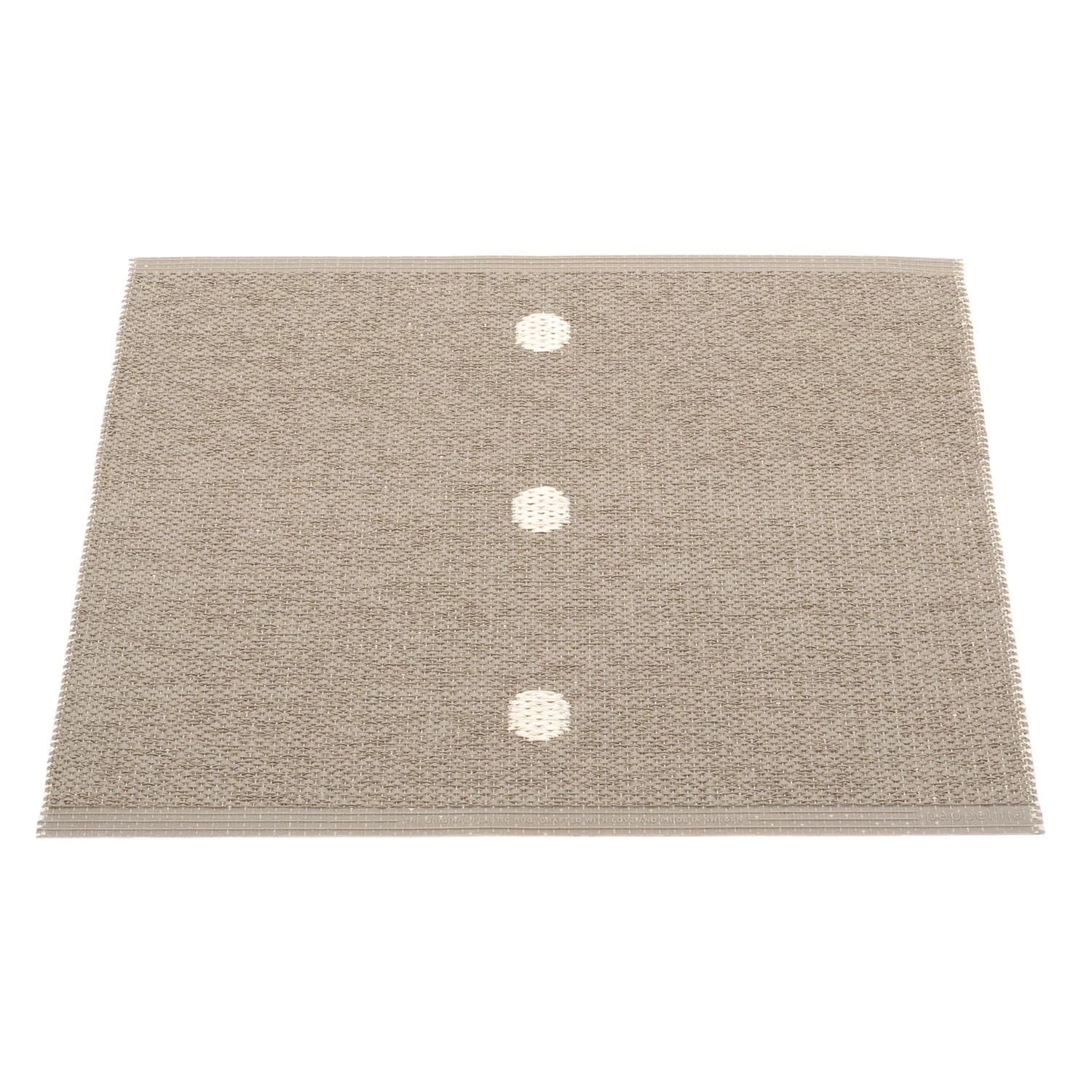 Pappelina, Peg tæppe 70x60 cm dark linen / vanilla