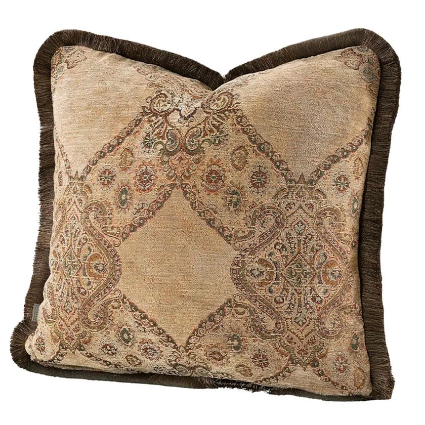 Artwood, Miralago Paisley Beige Pudebetræk Fringe 60x60 Artwood