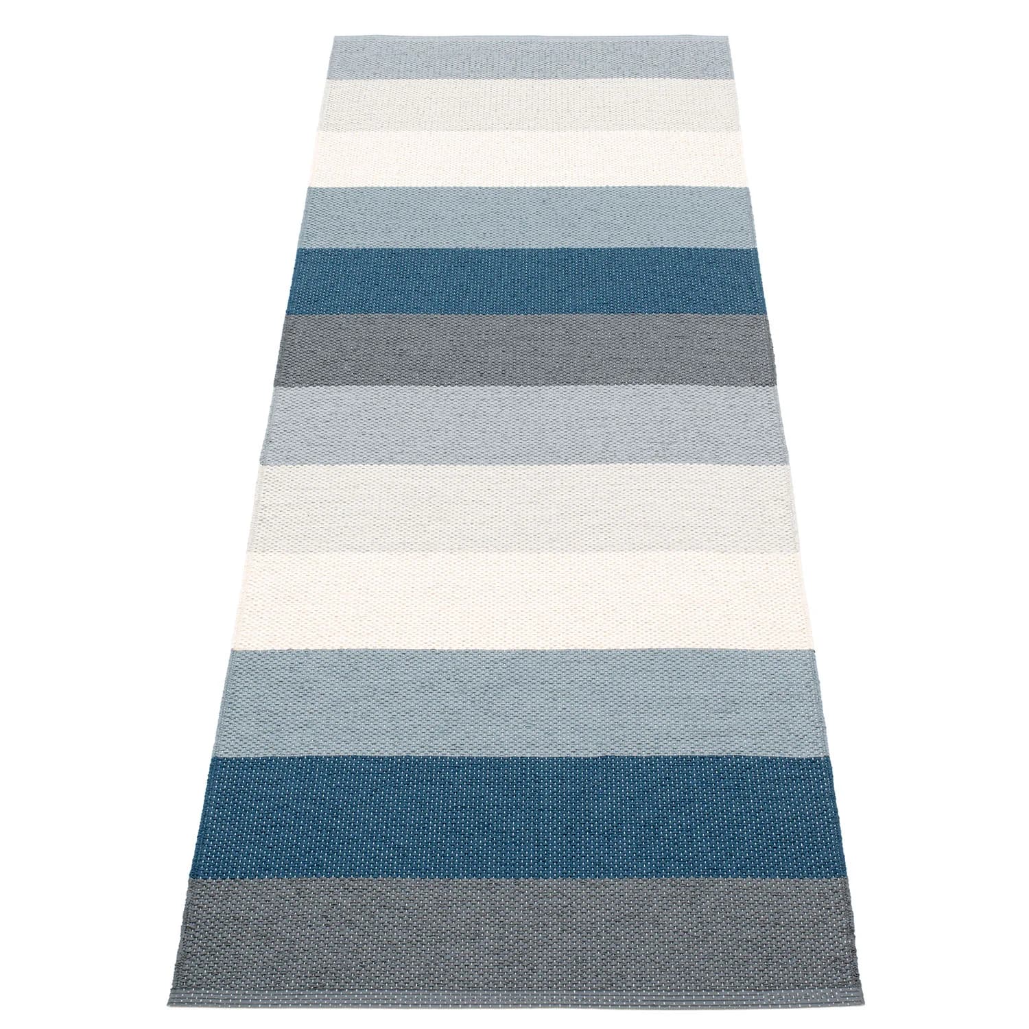 Pappelina, Molly tæppe 70x200 cm ocean grey