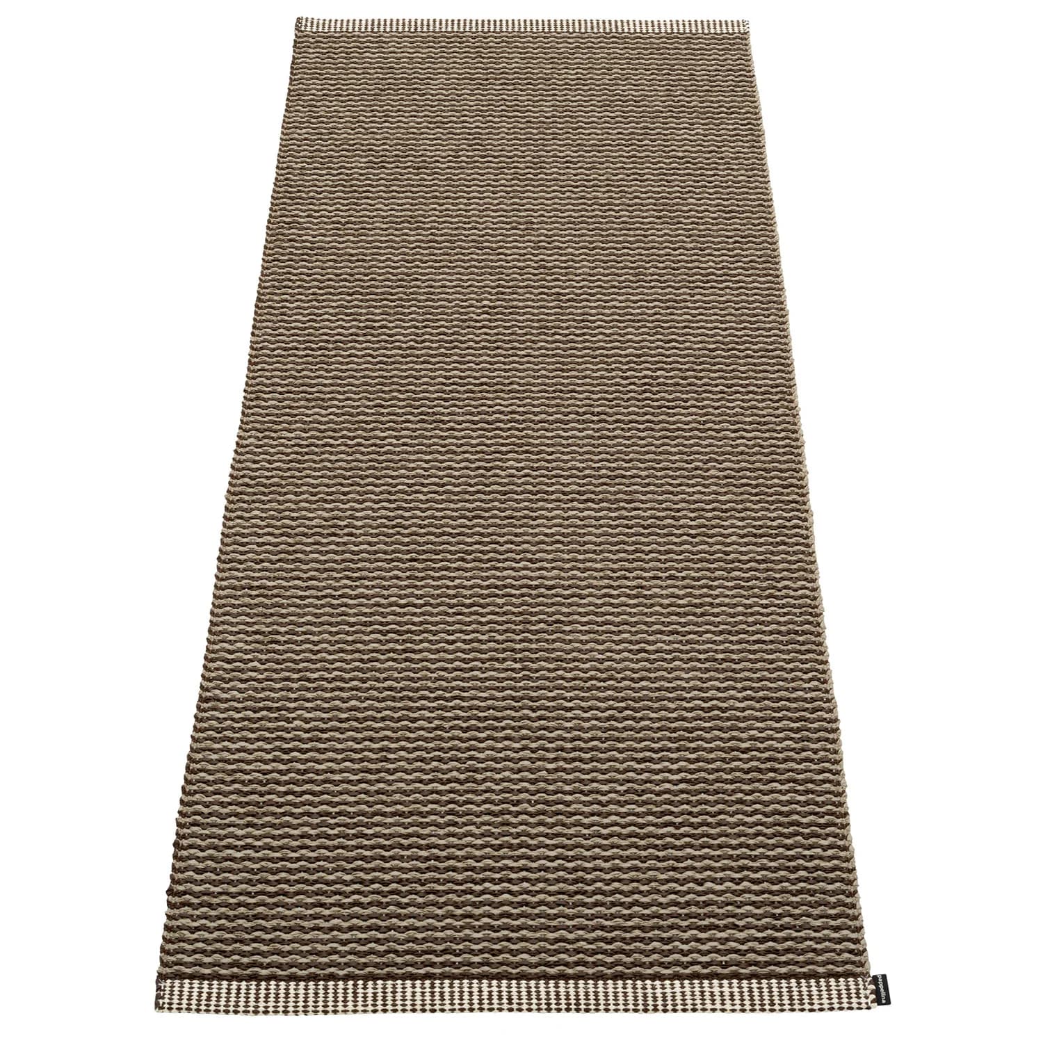 Pappelina, Mono tæppe 60x150 cm dark brown / dark linen