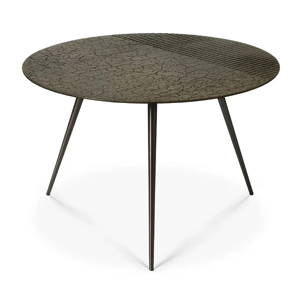 Ethnicraft, Luna Sofabord Ø65 cm Whisky