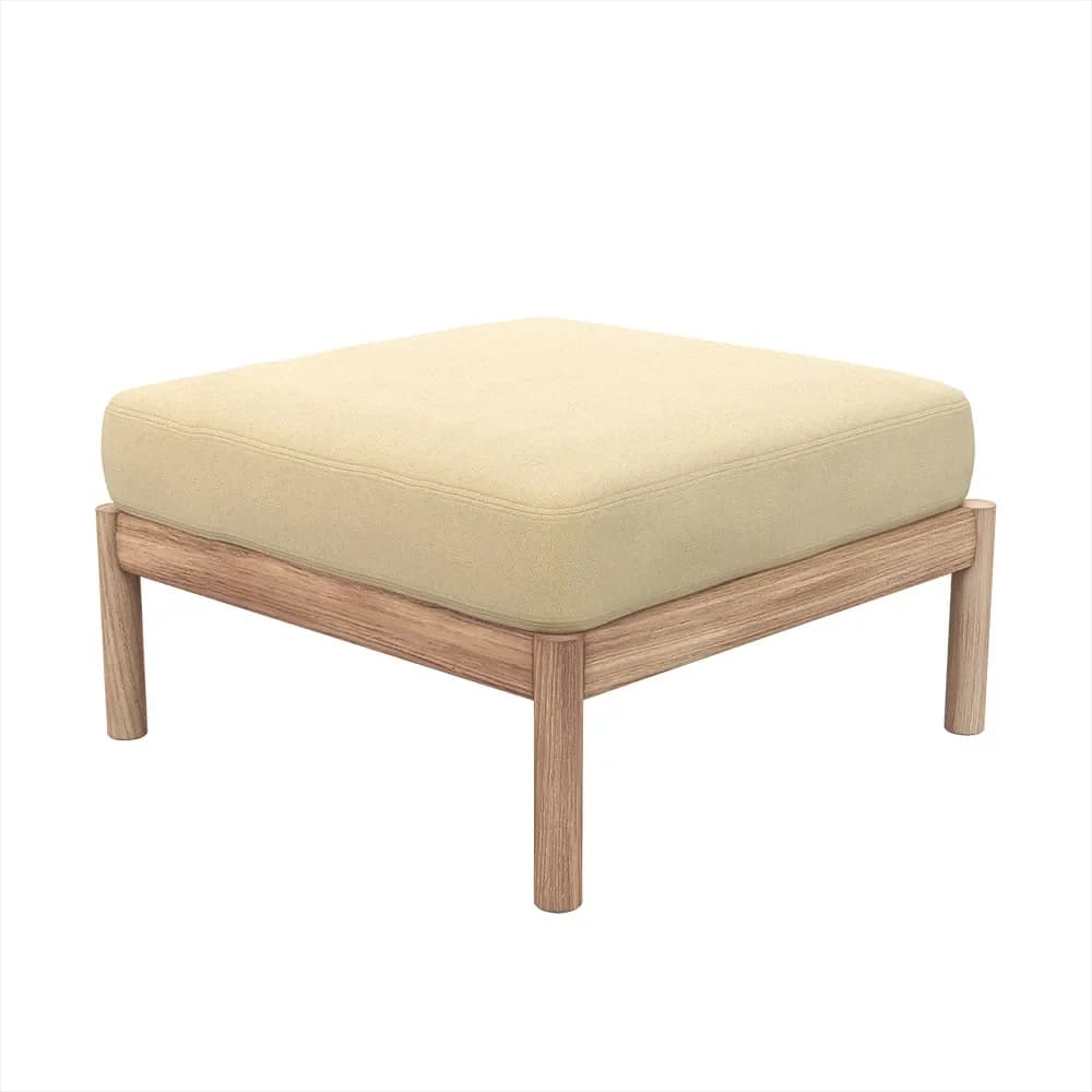 Skagerak, Tradition Fodskammel Honey yellow/Teak