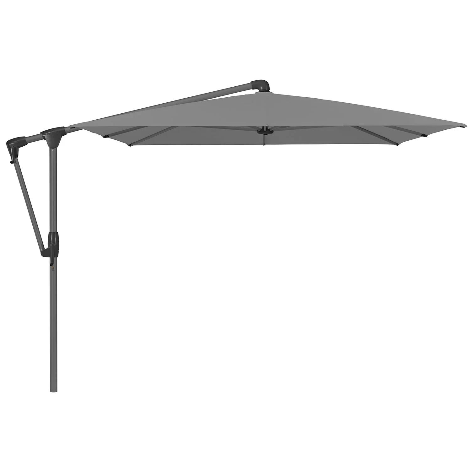 Glatz, Sunwing Casa Frithængende Parasol 300x240 cm Kat.4 Antracit Alu/420 Smoke Glatz