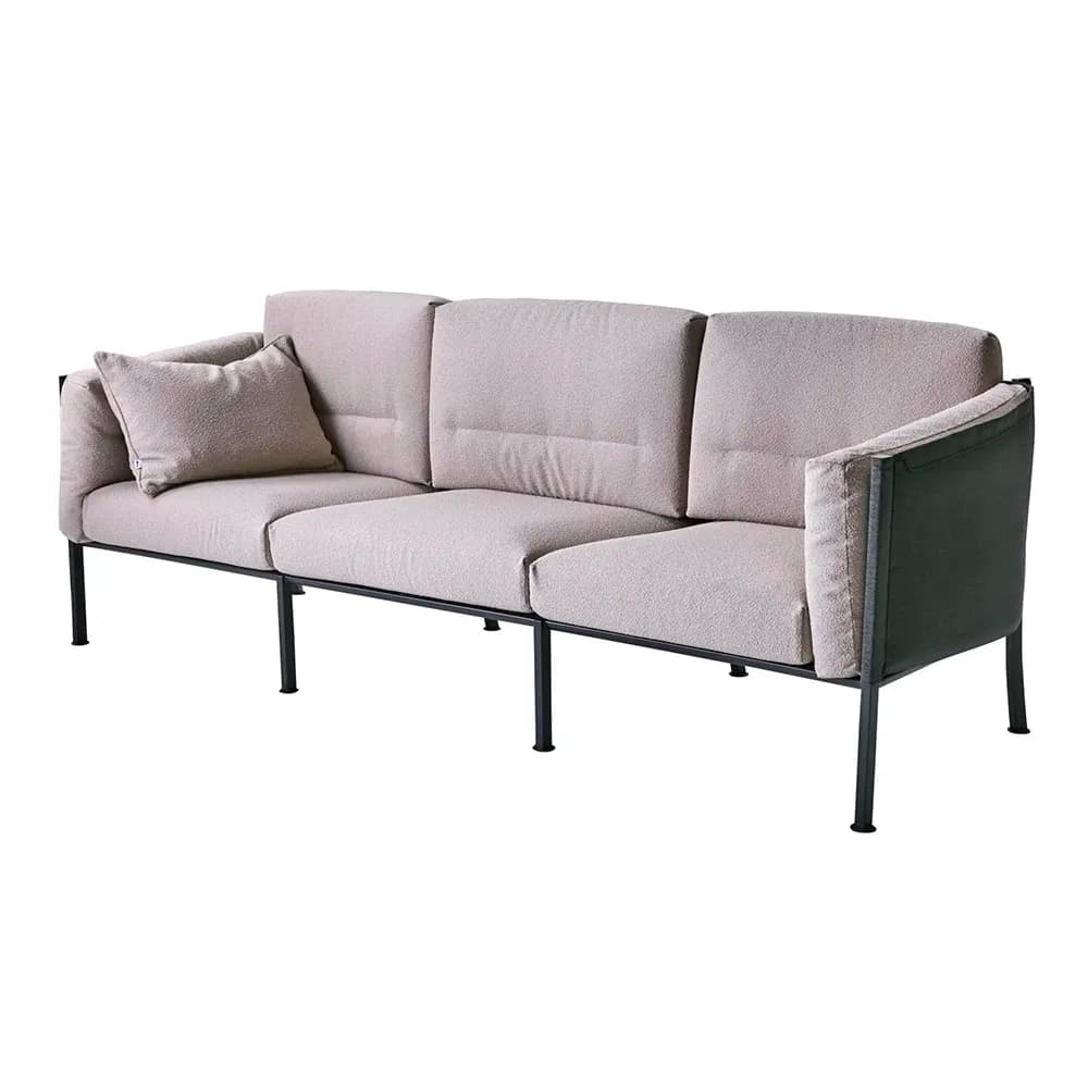 Brafab, DELUX Sofa - Teddy Beige/ Sort
