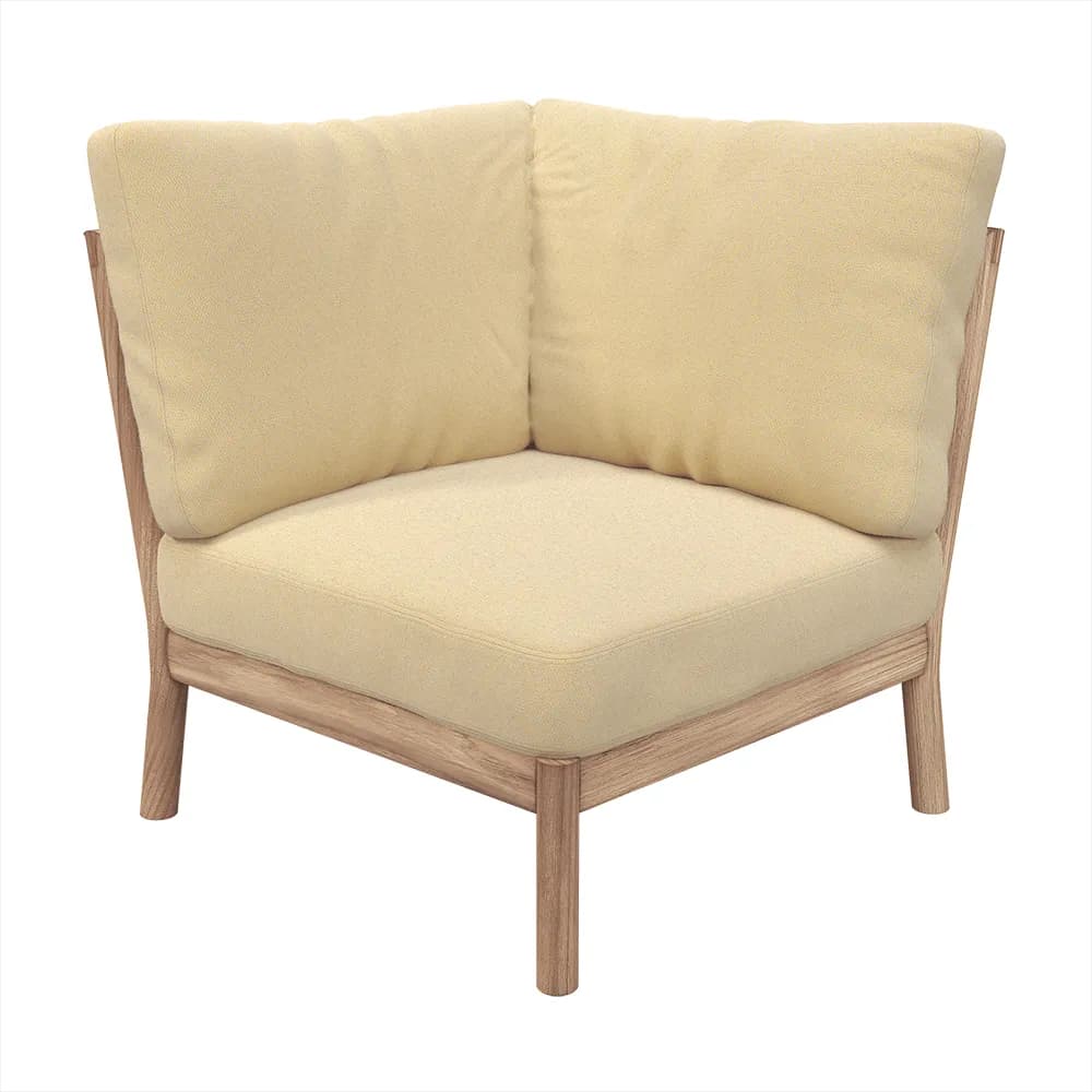 Skagerak, Tradition hjørnemodul Honey Yellow/Teak