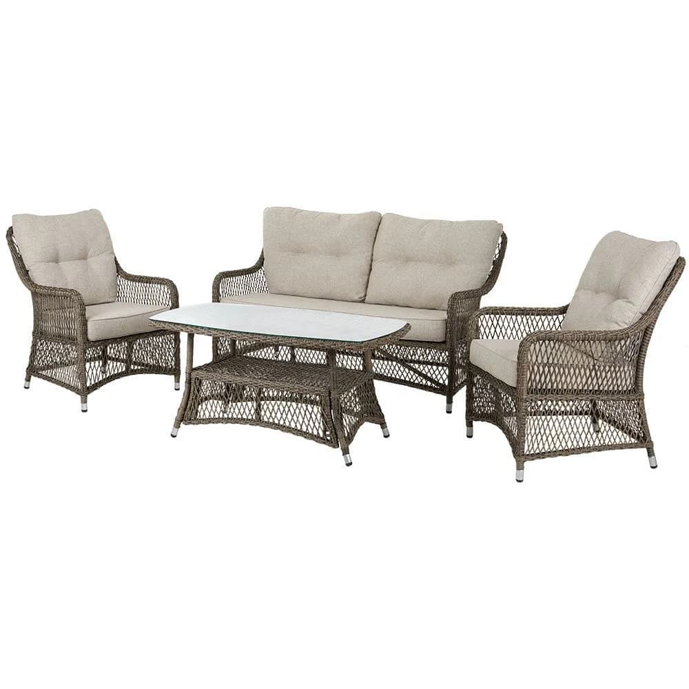 Brafab, Fläder Sofagruppe Rustik Polyrattan Brafab