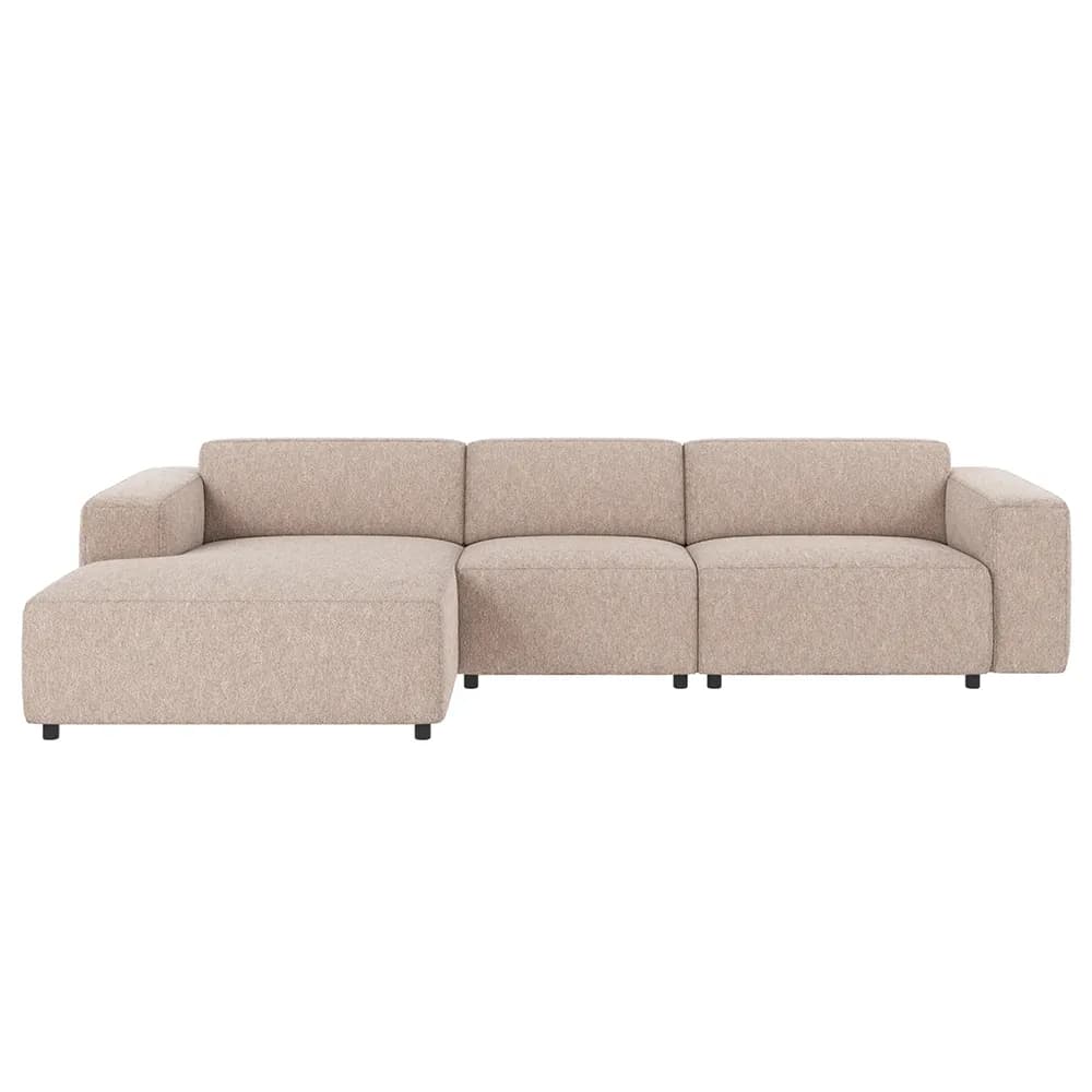 Rowico Home, Willard sofa 4-personers sofa chaiselong venstre stof Alice lys beige