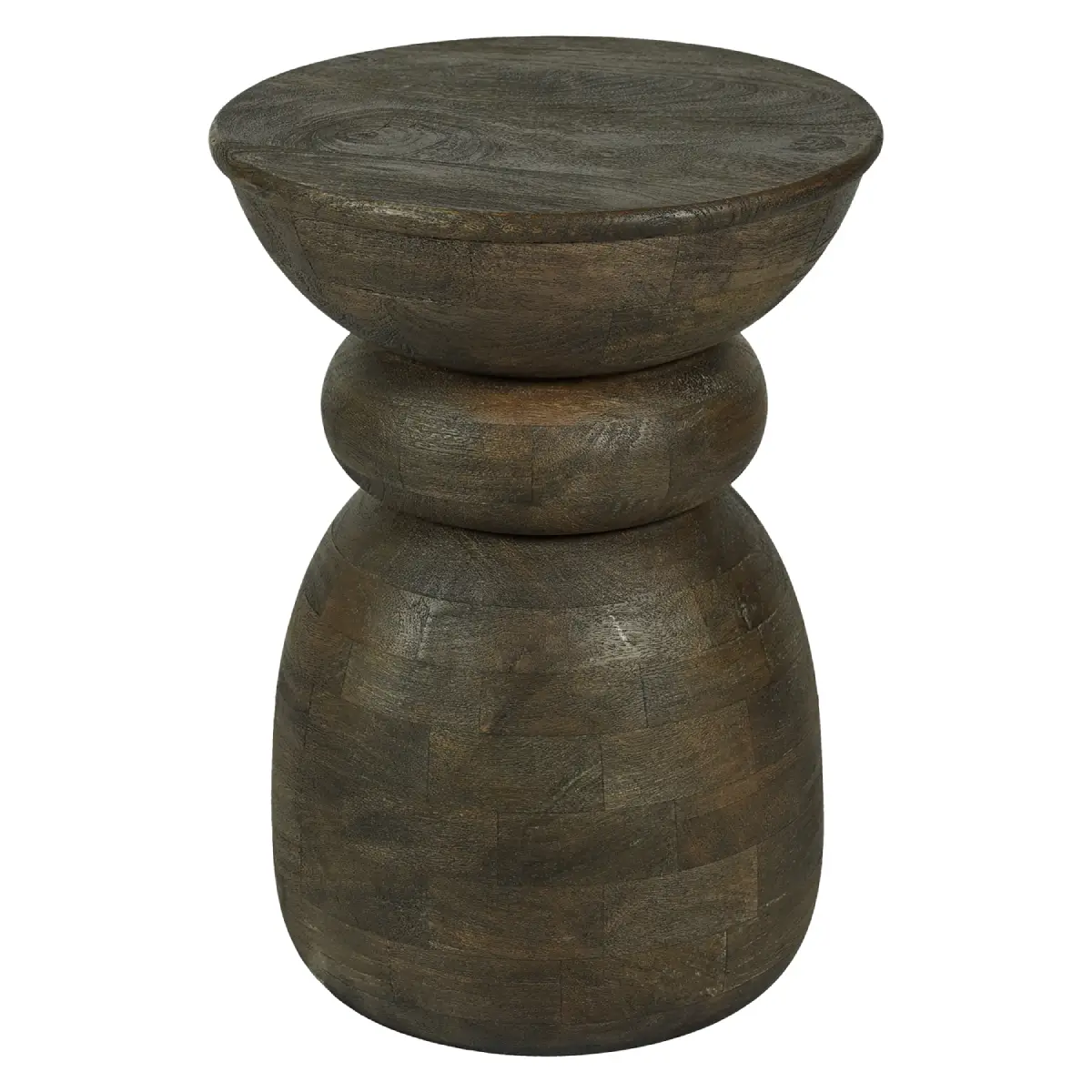 Affari of Sweden, OREGON skammel brun Ø34 x H46 cm