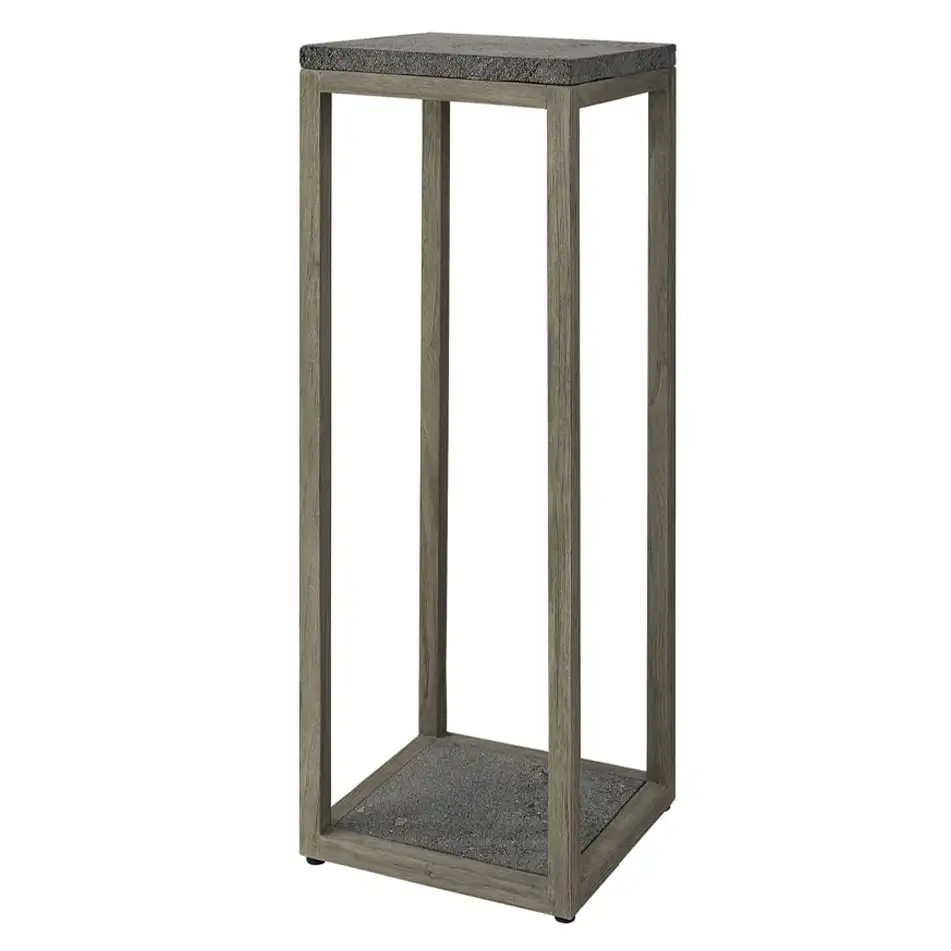 Artwood, Torre Pidestal 100 cm Teak/Lava Sten Artwood