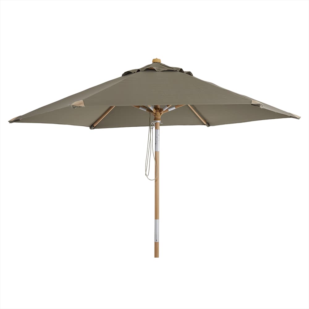 Brafab, Trieste træparasol 2,5 m/taupe
