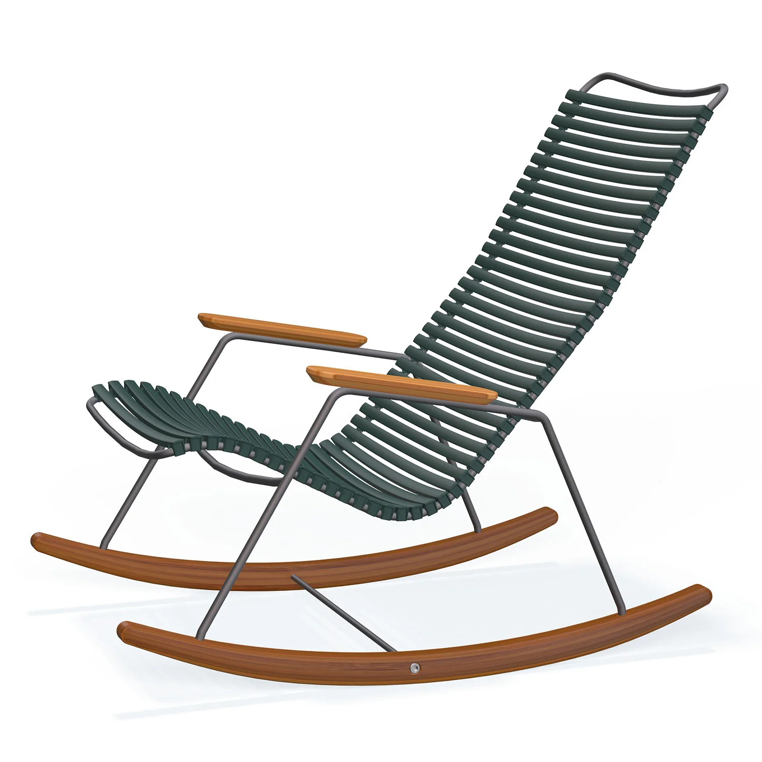 Houe, Click gyngestol Pine green / Grey bamboo