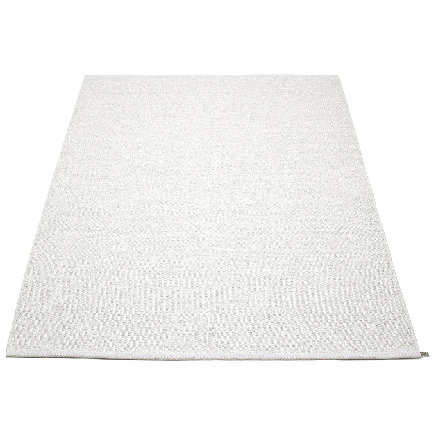 Pappelina, Svea tæppe 180x260 cm white metallic / white