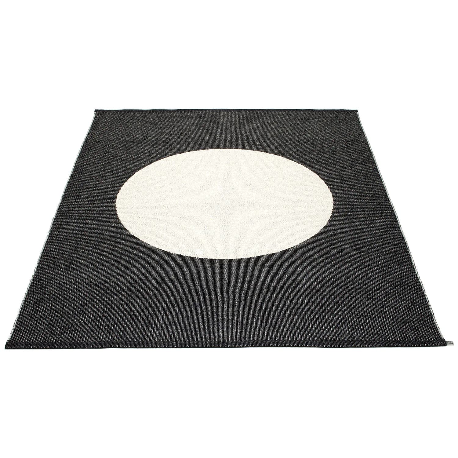 Pappelina, Vera tæppe 180x230 cm one black / vanilla
