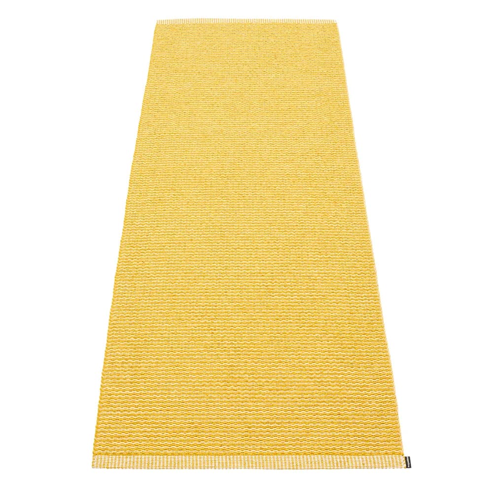 Pappelina, Mono tæppe Pale Yellow/ Mustard 70 x 200 cm