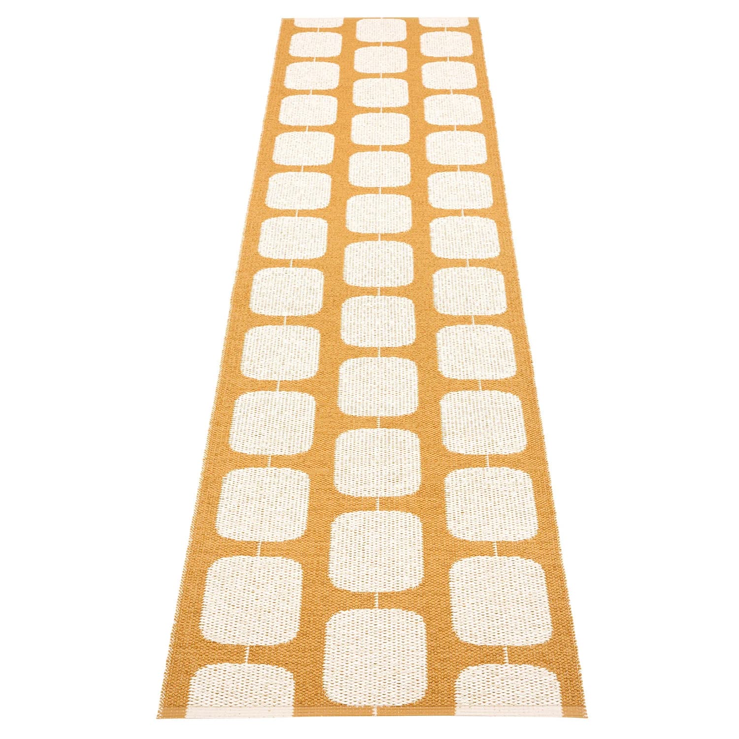 Pappelina, tæppe 70x300 cm stone / ochre / vanilla