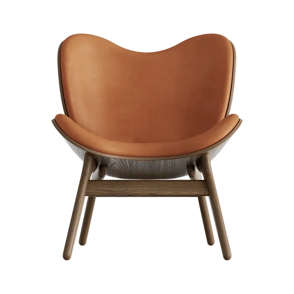 Umage, A Conversation Piece Hvilestol Dark Oak/Hope Leather Cognac